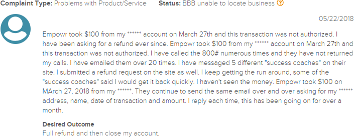 Empower Network Scam Complaints