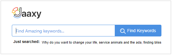 Jaaxy Keyword Tool