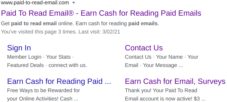 Paid To Read Email Legit