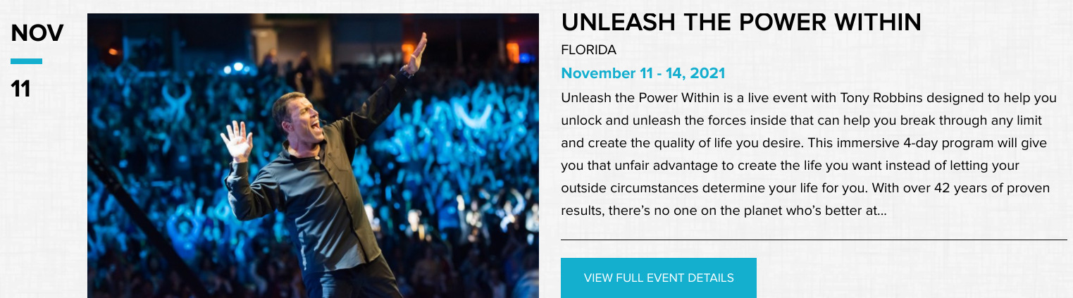 Tony Robbins Unleash The Power Within